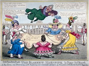 The Blanket Hornpipe...」1820年。 作： WE