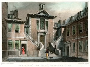 1830年頃、ロンドンのチャンセリー・レーンにあるSerjeants