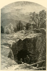 「ナチュラル ブリッジ、ノース アダムズ」、1874 年。 作： W.H. Morse