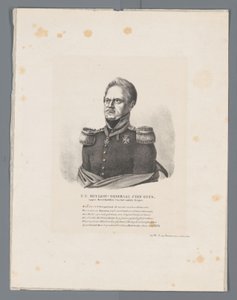 彼ら。 den 中将 J. ファン ジーン、移動軍の最高司令官 (オブジェクトの肩書) 作： W.J. van Oosterzee