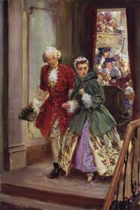 「彼女は若い貴族の保護下に置かれた」（カラーリソ） 作： W.R.S. (after) Stott