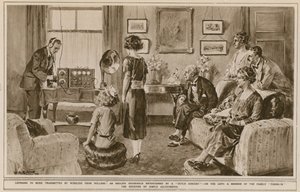 オランダからワイヤレスで送信された音楽を聴く 作： W.R.S. Stott