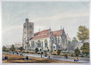 セント・メアリー・アット・ランベス教会、ロンドン、1851年 作： WT Ashfield