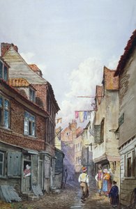 ロンドン、バーモンジーのグレイン・アリーの人物像、1825年頃