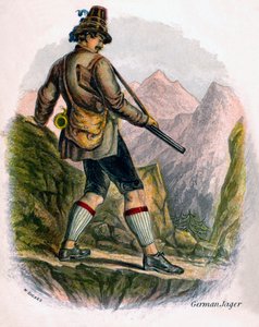 バイエルン農民、1809。 作： W. Dickes