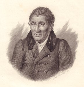 イタリアの詩人ヤコポ・ヴィットレッリ（1749-1835）の肖像、ボナッティの銅版画 作： John Ward Dunsmore