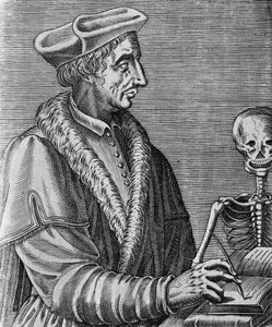 フランスの医師、天文学者、数学者であるジャン・フランソワ・フェルネル（1497-1558）の肖像、ニコラ2世・ド・ラルメザン（約1638-1694）による彫刻作品 作： John Ward Dunsmore