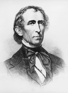 ジョン・タイラー（1790-1862）の肖像（1841年から1845年まで第10代アメリカ合衆国大統領を務めたアメリカの弁護士・政治家）、ダゲレオタイプの後のエングレーヴィング。