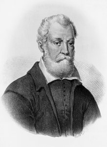 イタリアの詩人、ルイジ・プルチ（1432-1484）の肖像、エングレーヴィング 作： John Ward Dunsmore