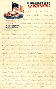 WHデニスからブラザーへの手紙、1862年3月16日 作： W. H. Dennis
