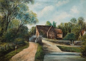 The Dingles, Sarehole, Near Moseley, 1906年。