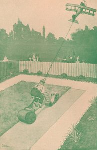 休暇中のエアマンホームへのヒント、c1918 1919 作： William Heath Robinson