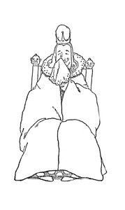 そして彼は子供のように泣いた、c1930 作： William Heath Robinson