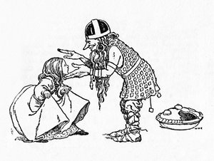私はあなた自身を妻にさせます、c1930 作： William Heath Robinson