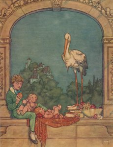 兄弟と姉妹、c1930 作： William Heath Robinson