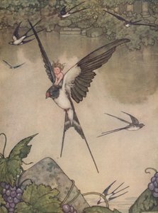 はい、私はあなたと行きます！ Tommelise、c1930は言った 作： William Heath Robinson