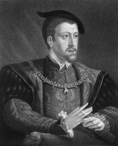 スペイン国王チャールズ5世と神聖ローマ皇帝、1836年。 作： W. Holl