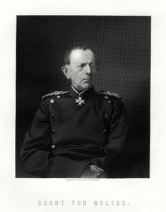 フォンモルトケ伯爵、1800年から1891年、19世紀に有名なドイツ陸軍元帥 作： W. Holl