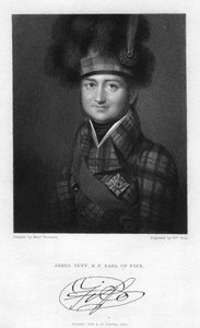 ジェームズダフ1729年から1809年、2度目のファイフ伯爵、1830年。 作： W. Holl