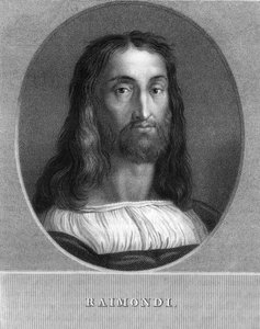 マルカントニオライモンディ、イタリア人彫刻家、1836年。 作： W. Holl