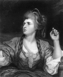 サラ・シドンズ、イギリスの悲劇的な女優、1836年。 作： W. Holl