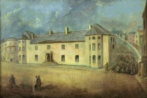 1839年11月4日にニューポートのウエストゲートホテルを攻撃するチャーティスト