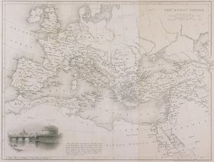 ローマ帝国、1850年頃 作： W Hughes