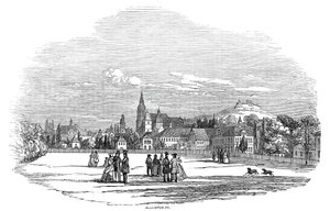Coburg - Albert殿下が描いた1845年の図面より。 作： W. J. Linton