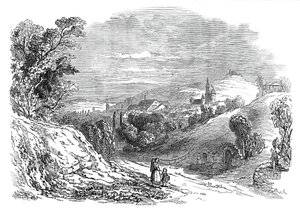 Coburg - Albert殿下が描いた1845年の図面より。 作： W. J. Linton