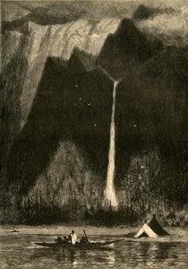 Multanomah Falls」、1872年。 作： W. J. Linton