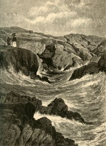 噴出した洞窟」1872年   作： W. J. Linton