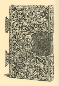 シルバーギルトのブックカバー、1881年 作： W Jones