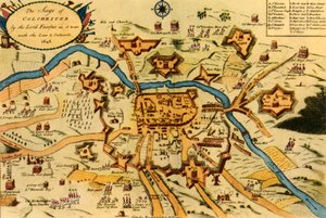 The Siege of Colchester by the Parliament Forces..., 1648」、1944年。   作： W Keymer