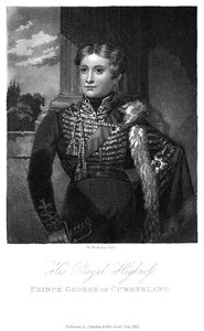 カンバーランドのジョージ王子、1831年 作： W. Nicholas