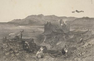 北ウェールズ、ハーレック城 作： W. R. Smith