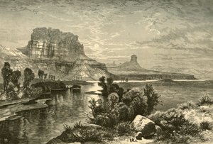 グリーンリバーの崖」、1874年。  