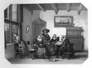 オランダの古い家、c1870 作： W. Steelink