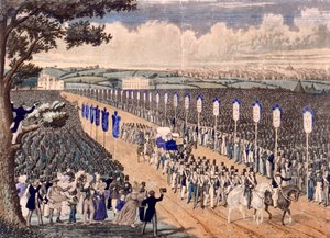 コペンハーゲン・フィールズ、イズリントン、ロンドン、1834年 作： W Summers