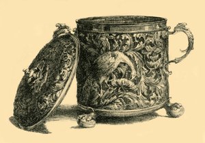 シルバーギルトのカップとカバー、1669-1670年、1881年。   作： W T Roberts