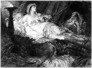 クレオパトラ、c1880-1882。 作： W. Unger