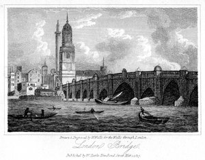 ロンドンブリッジ、ロンドン、1817年。
