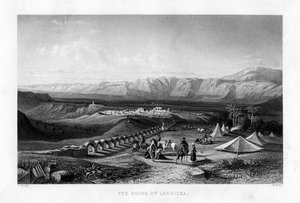 Laodiceaの遺跡、1887年。 作： W. Wallis