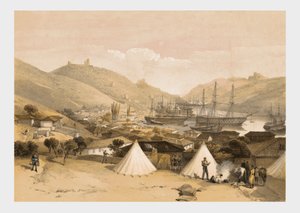 バラクラヴァ、海の方を見る」1855年 作： W Walton