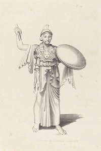 ダイダロスのブロンズからミネルバ 作： W. Walton after John Flaxman
