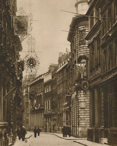 古い看板がロンバードストリートに戻ってきました、c1935。 作： W. Whiffin