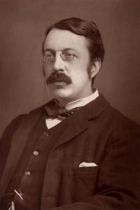 「チャールズ・ヴィリアーズ・スタンフォード（1852-1924）ダブリン生まれのアイルランド人作曲家、音楽教育者。(ウッドベリータイプ) 作： W. and D. (after) Downey