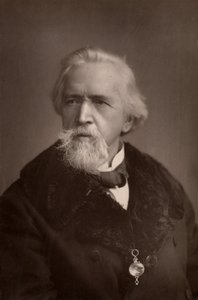 「ジョージ・ジェイコブ・ホリヨーク（1817-1906） イギリスの世俗主義者、社会改革者。イギリスで最後に無神論により投獄された人物（1842年）。協同組合運動で活躍。(ウッドベリータイプ)