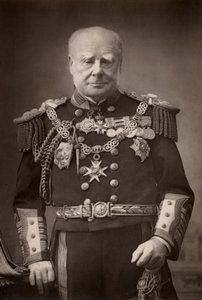 「ヘンリー・ケッペル（1809-1904）イギリスの提督、廷臣。(ウッドベリータイプ) 作： W. and D. (after) Downey