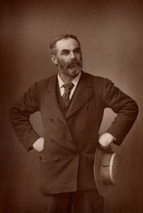 "ジョン・バーンズ（1858-1943）イギリスの労働党（社会主義者）政治家。(ウッドベリータイプ) 作： W. and D. (after) Downey