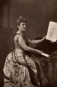 "マダム・ノルディカ（リリアン・ノートン）（1857-1914）アメリカのソプラノ歌手。(ウッドベリー・タイプ) 作： W. and D. (after) Downey